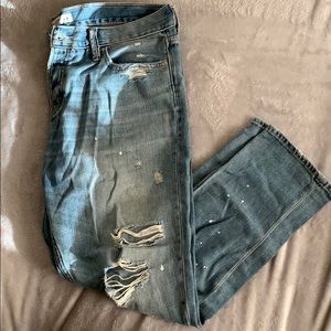 Abercrombie and Fitch Distressed Jeans